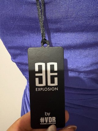 Vestido VDR Explosion Roxo Tamanho 36
