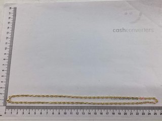 cadena oro 18k 25cm