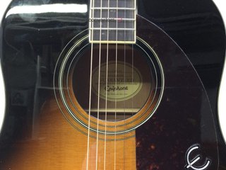 guitarra acustica epiphone aj-220s/vs