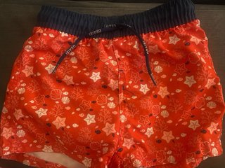 Bañador  niño estampado peces y estrellas