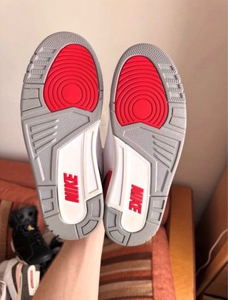Jordan 3 Retro Blanco Rojo