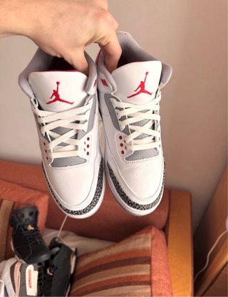 Jordan 3 Retro Blanco Rojo