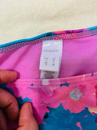 Bañador bikini floral mujer talla 42