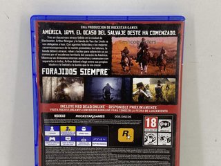 red dead redemption 2 ps4