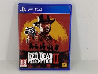 red dead redemption 2 ps4