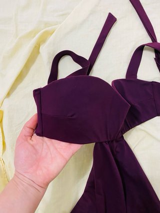Bañador mujer talla S morado