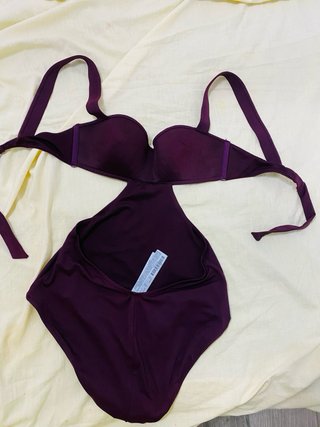 Bañador mujer talla S morado