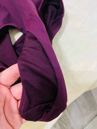 Bañador mujer talla S morado