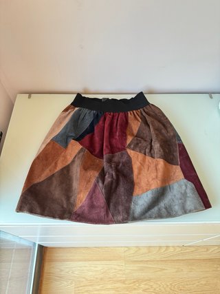 Falda Patchwork Multicolor