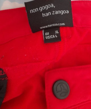 Pantalón Ternua Talla XL Rojo