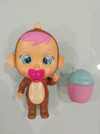 Bebé Llorón Mono con Biberón y chupete