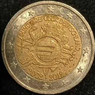 2 Euros Conmemorativa Alemania 2002-2012