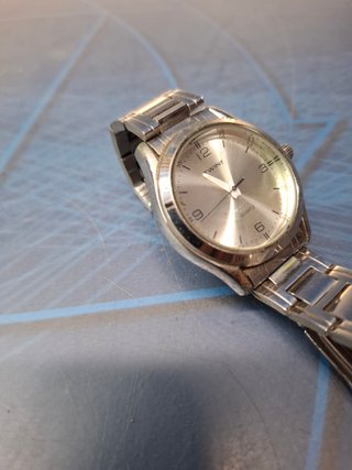 Reloj Twin plateado