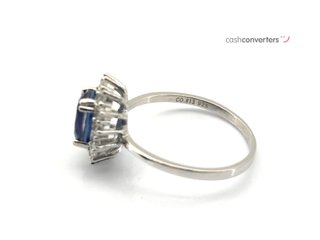 anillo plata 925mm con piedra con circonita
