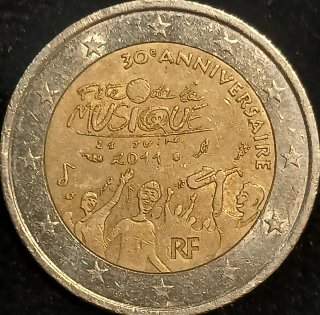 2 Euros Conmemorativa Francia 2011
