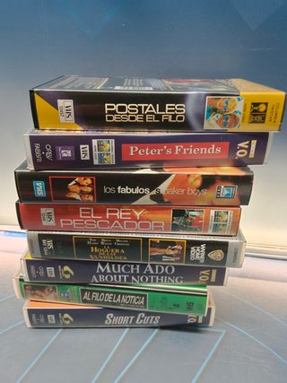 películas en VHS, 8 films , Drama, comedia