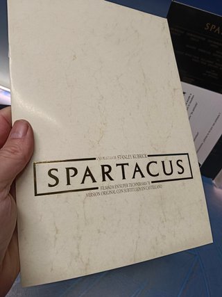 película en VHS, EDICIÓN LIMITADA,  SPARTACUS - VERSIÓN INTEGRA