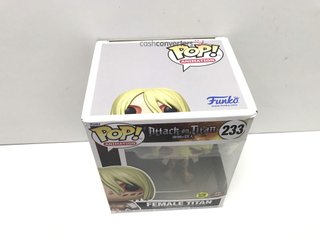 juguete cine y tv funko 233 female titan - attack on titan