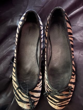 Bailarinas estampado cebra