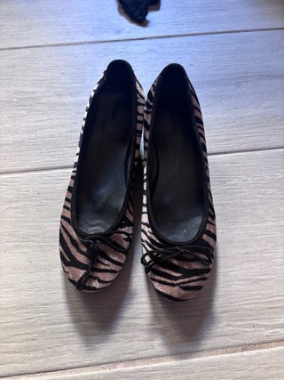 Bailarinas estampado cebra