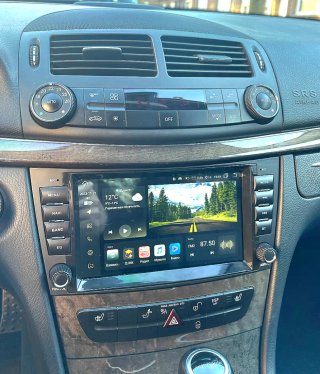 Rádio Mercedes W211/CLS Android 14 + GPS + Carplay