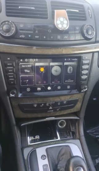 Rádio Mercedes W211/CLS Android 14 + GPS + Carplay