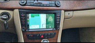 Rádio Mercedes W211/CLS Android 14 + GPS + Carplay