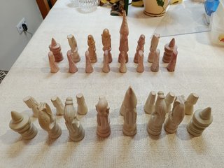 Peças Xadrez Pedra Sabão Artesanais