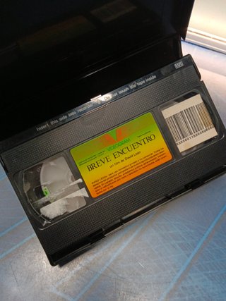 pelicula en VHS, BREVE ENCUENTRO, videogram