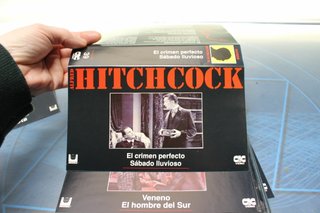 45 Caratulas de películas VHS Colección Alfred Hitchcock.