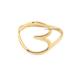 anillo oro 18k con piedra con circonita