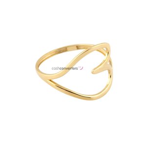 anillo oro 18k con piedra con circonita