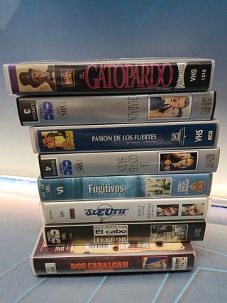 8 VHS, películas clásicas