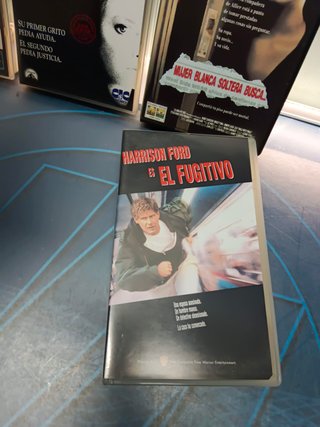 5 cintas VHS, películas de suspense años 90