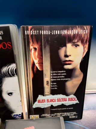 5 cintas VHS, películas de suspense años 90