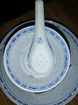 Conjunto loiça chinesa dragão