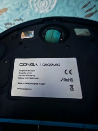 Robot/Aspirador Cecotec/Conga 1080 lo ha dado todo