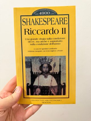 Riccardo II Shakespeare