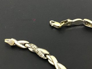pulsera oro 18k con circonita