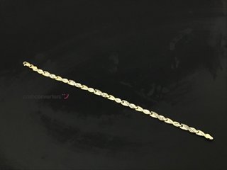 pulsera oro 18k con circonita