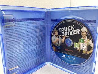 truck driver ps4