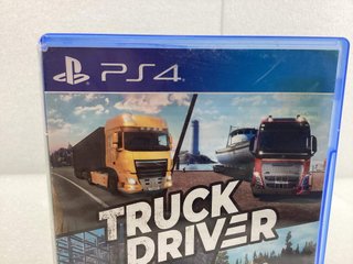 truck driver ps4