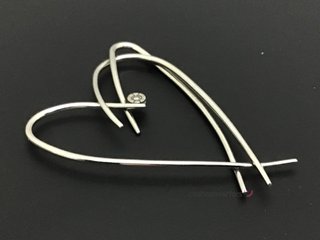 colgante oro 18k con piedra con diamante