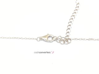 collar plata 925mm con piedra con circonita 21cm