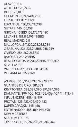 Cartas Adrenalyn XL La Liga 2025-26