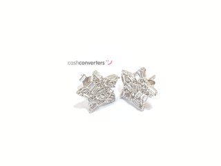 pendientes plata 925mm con piedra con circonita