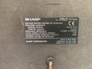 altavoces hifi sharp cp-c440h