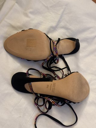 PARIS TEXAS Sandalias Tacón Joyas Multicolor