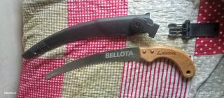 Sierra Bellota con funda y enganche