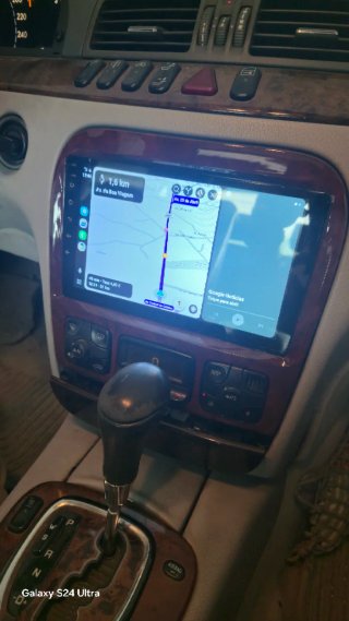 Rádio Mercedes W220 Android 14 + GPS + Carplay